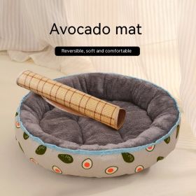 Four Seasons Universal Cat Nest For Deep Sleep (Option: Avocado Summer Mat-XXL)