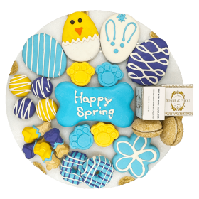 Easter-Spring Themed Dog Treats Gift Box (size: 22 treats)