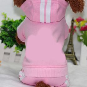 Pet four-legged clothes (Color: Pink)