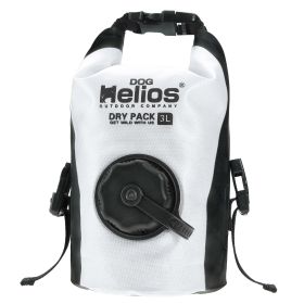 Dog Helios 'Grazer' Waterproof Outdoor Travel Dry Food Dispenser Bag - White (Default: Default)