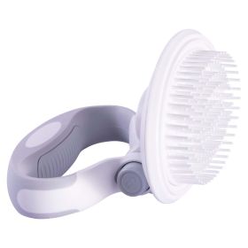 Pet Life 'Gyrater' Swivel Travel Soft Grooming Pet Pin Brush (Default: Default)