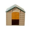 Dog House for Small Dogs, Beige/Green